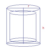 A cylindrical container for storing radioactive waste is to be ...