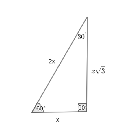 Triangle Gma Is 30 Degree 60 Degree 90 Degree If M 26 Cm Find A And S Homework Study Com