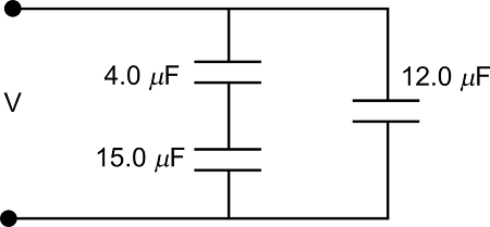 Consider the circuit shown in the figure below. The capacitors were ...