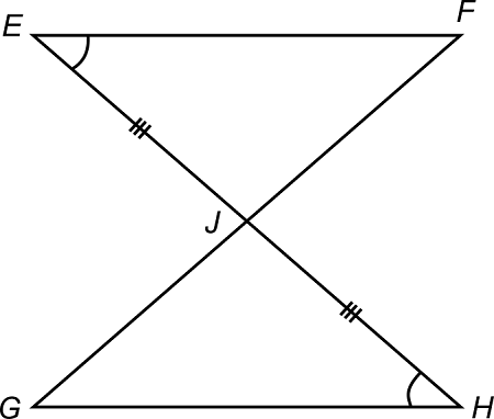 State which triangles are congruent and why. | Homework.Study.com