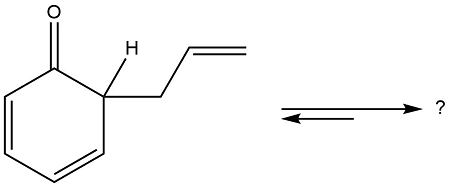 The compound below is the product initially formed in a Claisen ...