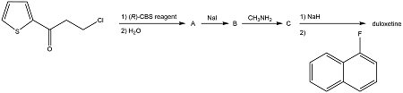Several steps in the synthesis of optically active duloxetine, an ...