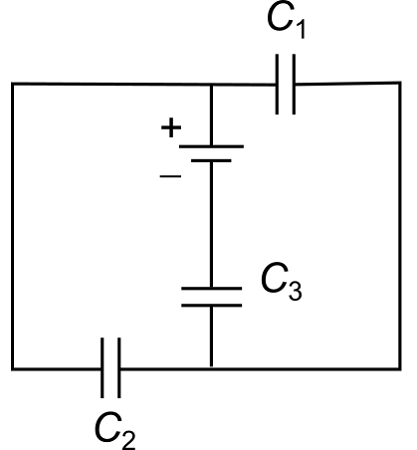Consider the circuit below. Are capacitors C1 and C2 in parallel ...