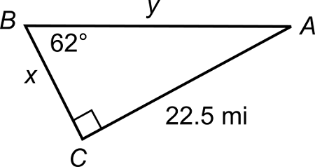 Solve for X and Y. Round answers to the nearest tenth. | Homework.Study.com
