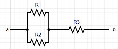Given the figure below. If R1 = 150 ohms, R2 = 50 ohms and the total ...