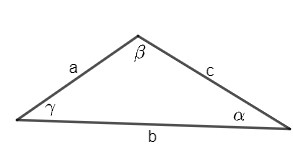 Solve the triangle with the given parts. a= 9, c= 7, and \beta= 98.2 ...