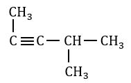 Name the following alkyne CH3C (triplebond) CCH(CH3)CH3 | Homework ...