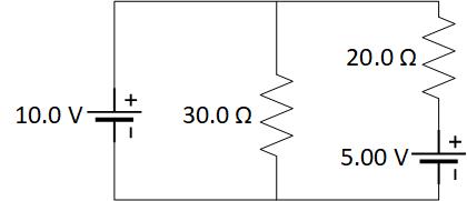 The batteries shown in the circuit in the figure below have negligibly ...