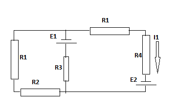 Two ideal emf devices are connected to a set of resistors as shown in ...