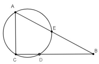 In the figure below, \triangle ABC is a right triangle with the right ...