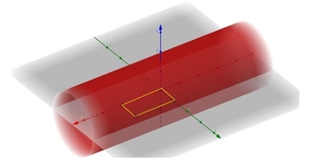 Find The Surface Area Of The Part Of The Cylinder Y 2 Z 2 9 That Lies Above The Rectangle With Vertices 0 0 4 0 0 2 4 2 Homework Study Com