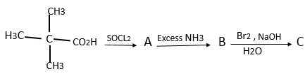 1. Draw compounds A, B and C from the following reaction scheme. 2 ...
