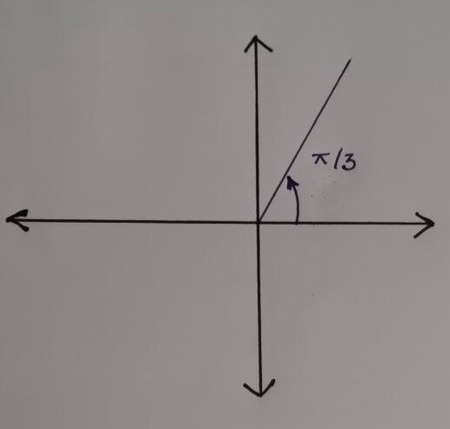 For the following angle, draw the angle in standard position, convert ...