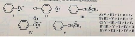 Decreasing Basicity Examples What is the correct order of decreasing basicity of the following ...