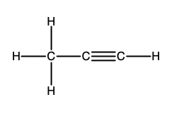 For the following molecule, indicate the hybridization of each carbon ...