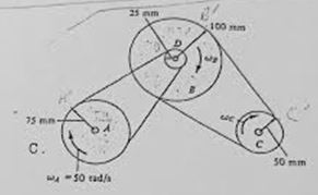 The power of a bus engine is transmitted using the belt and pulley ...