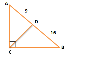 In a triangle \triangle ABC , let point D be on the line segment AB ...