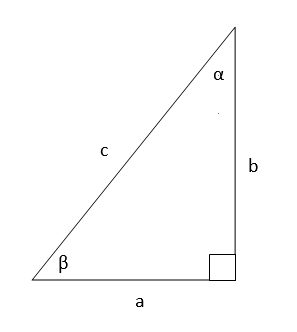 Use the right triangle diagram below to find the value of \alpha. Let b ...