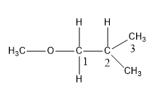 Name the following compound: CH_3OCH_2CH(CH_3)_2. | Homework.Study.com