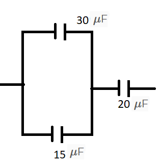 What is the energy stored in the group of capacitors shown if the ...