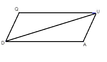 Which postulate can be used to prove tirangle QUD congruent to triangle ...
