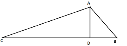 In the figure below, ABC is a right triangle with a right angle at A ...