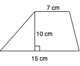 Find the area of the trapezoid given below. | Homework.Study.com