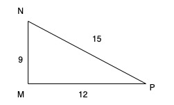 Consider the following right triangle. Find the value of tan(P ...