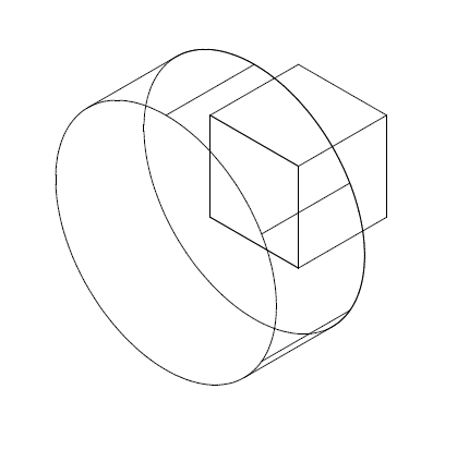 Wire Frame Isometric Draw Isometric figure of the views given in the image. | Homework.Study.com